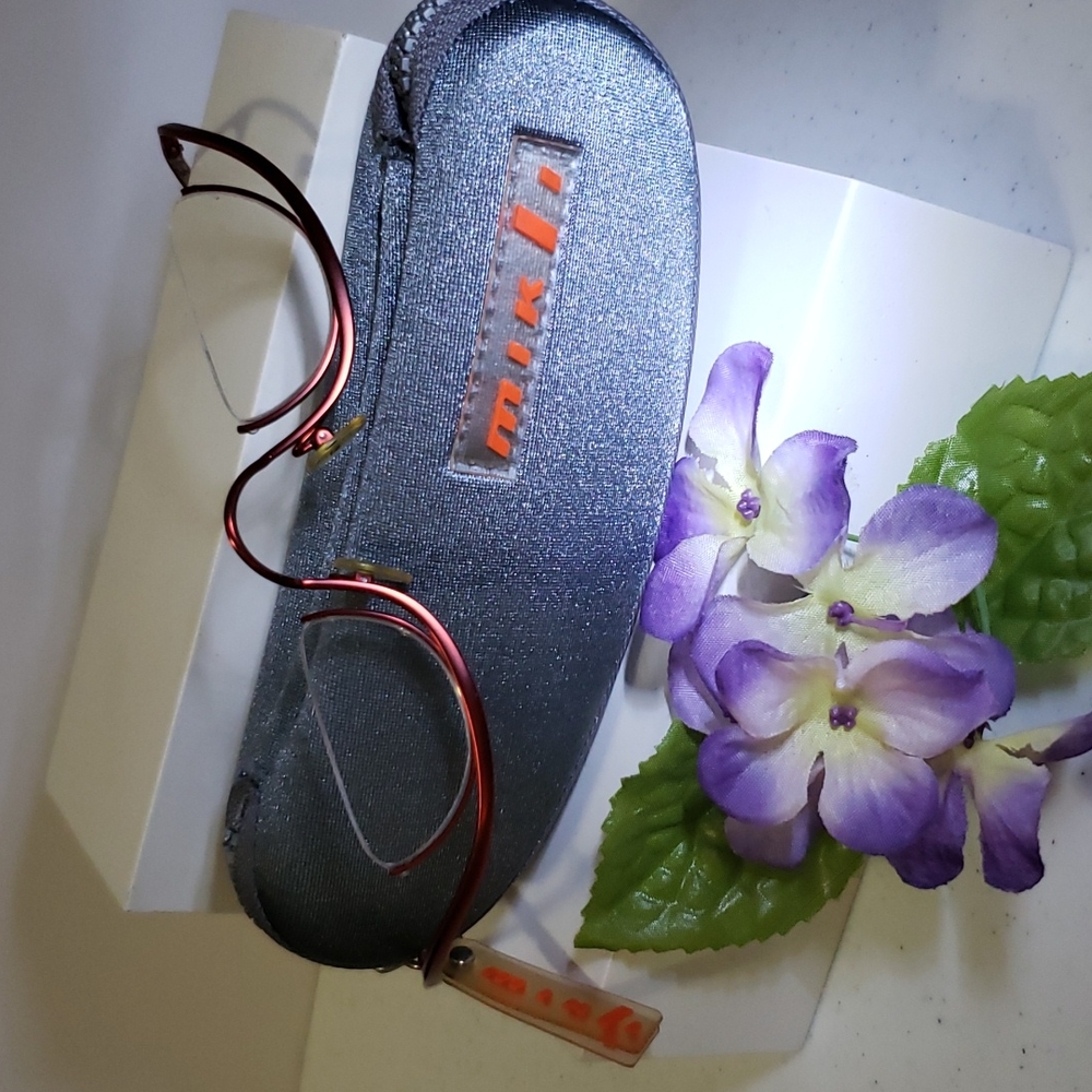 Mikli red eyeglasses